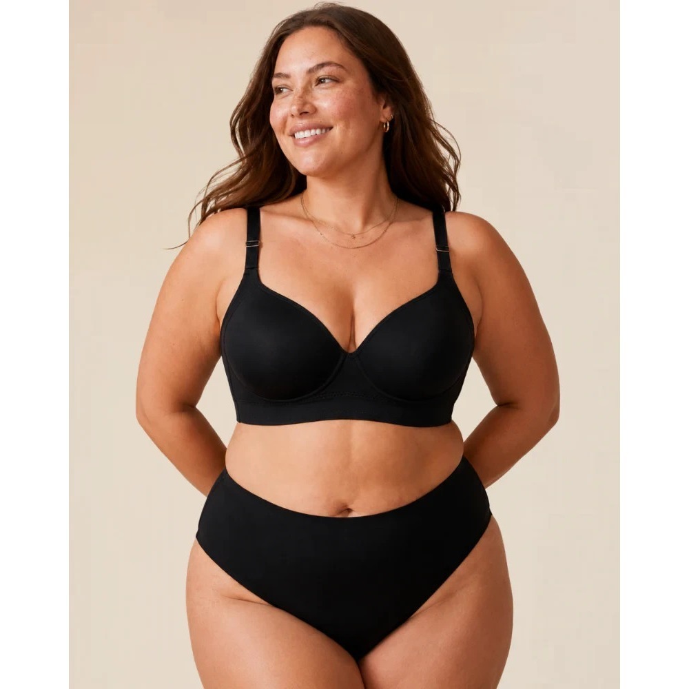 Shapedly Bra 38B Shapedly Back Smoothing Push-Up Bra Wide Band Bras for Back Fat